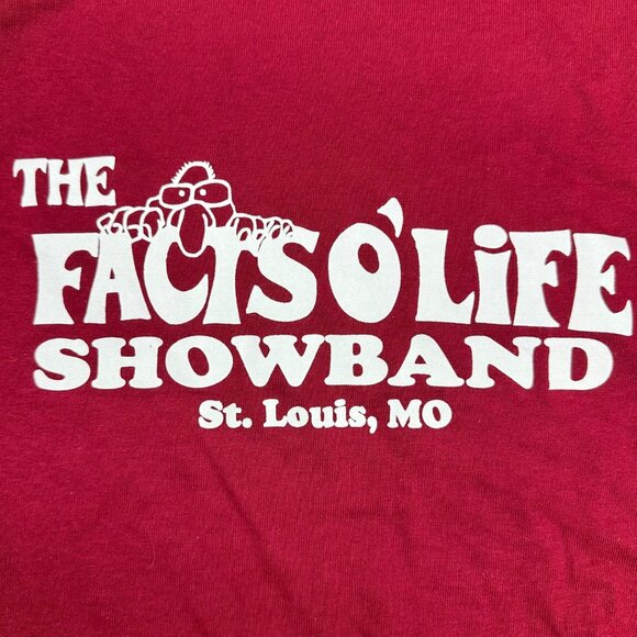 The Facts O Life Showband T Shirt Graphic Tee Medium St Louis Missouri Kitschy - Picture 4 of 8